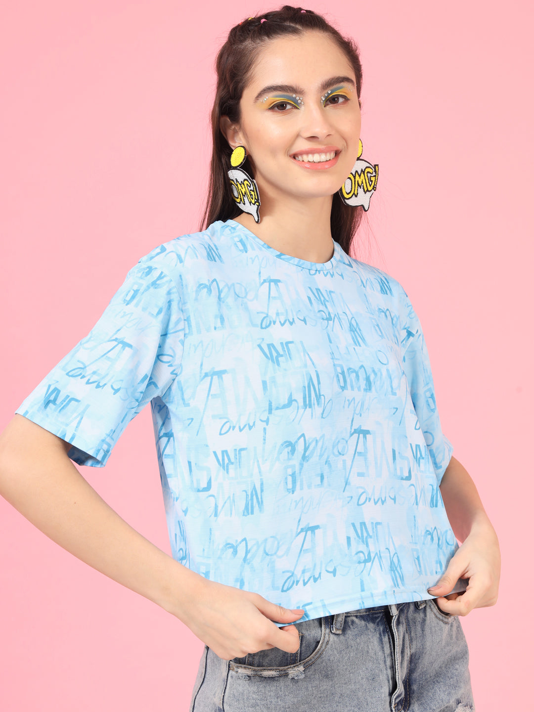 TANDUL  Casual Regular Sleeves Printed Women Multicolor Top