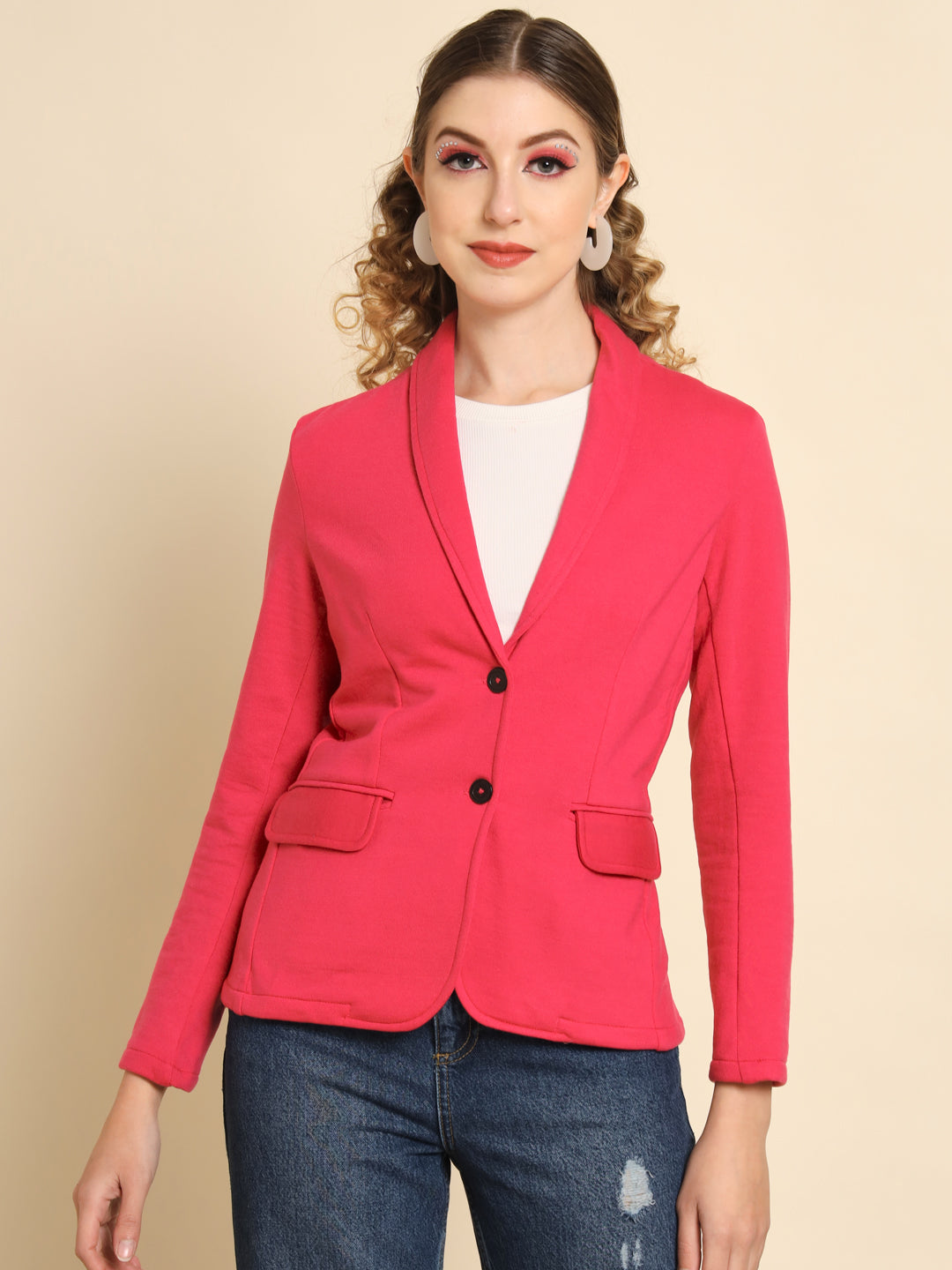 TANDUL  Women Solid Single Breasted Casual Blazer  (Multicolor)