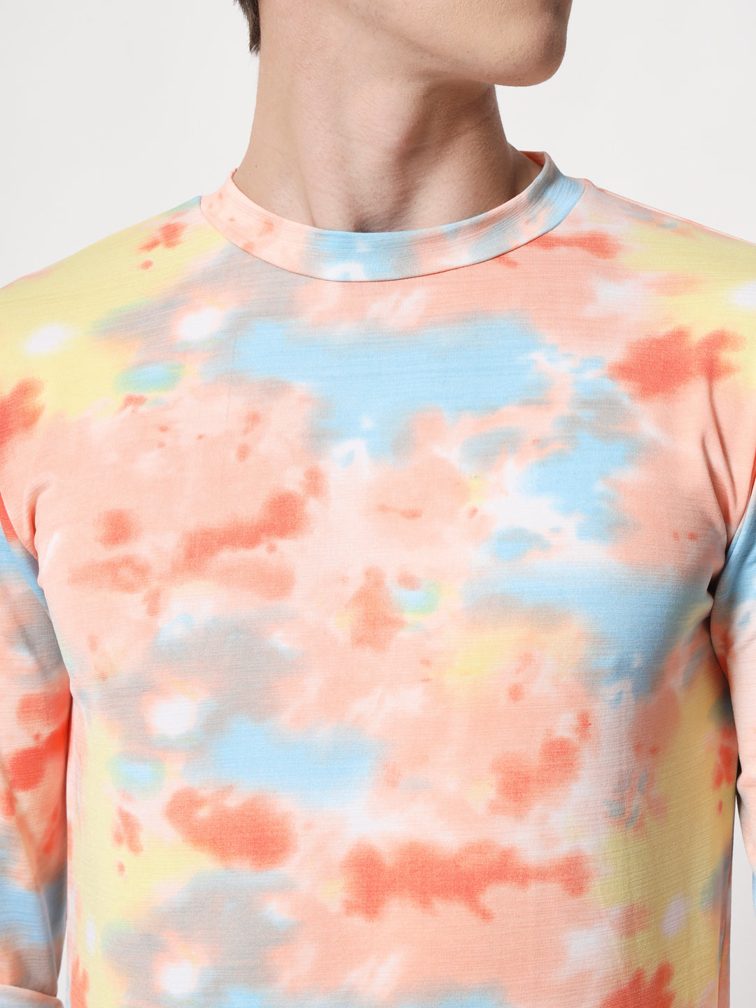 TANDUL  Men Printed Round Neck Multicolor T-Shirt