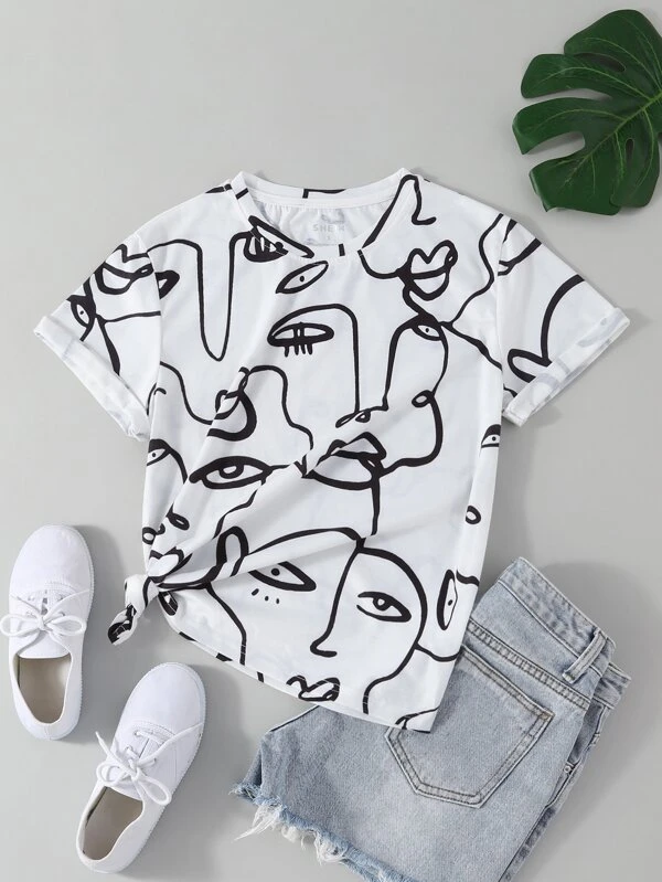 WOMEN PRINTED TSHIRT