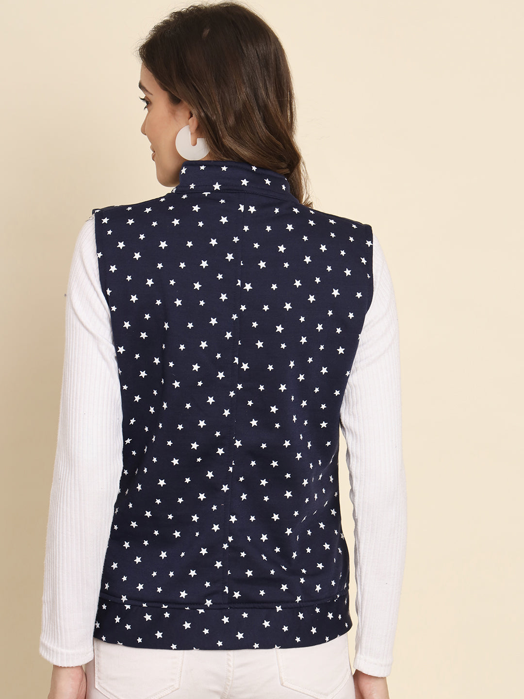 TANDUL Sleeveless Printed Women Jacket