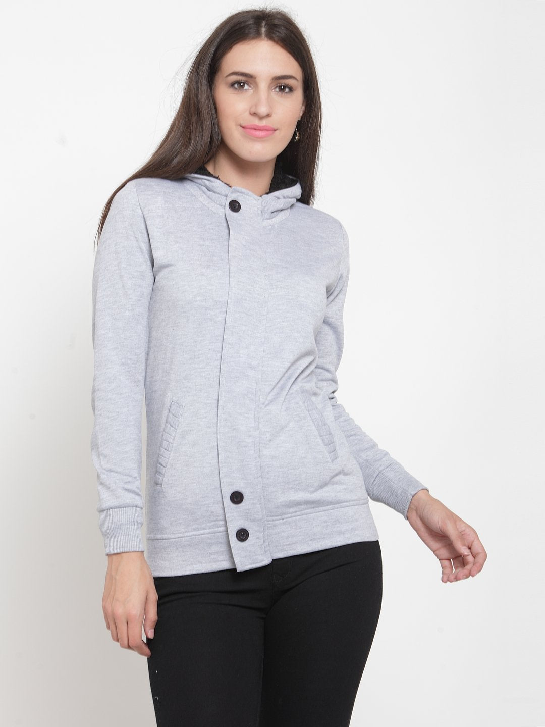 ZARVEY Full Sleeve Solid Women Jacket