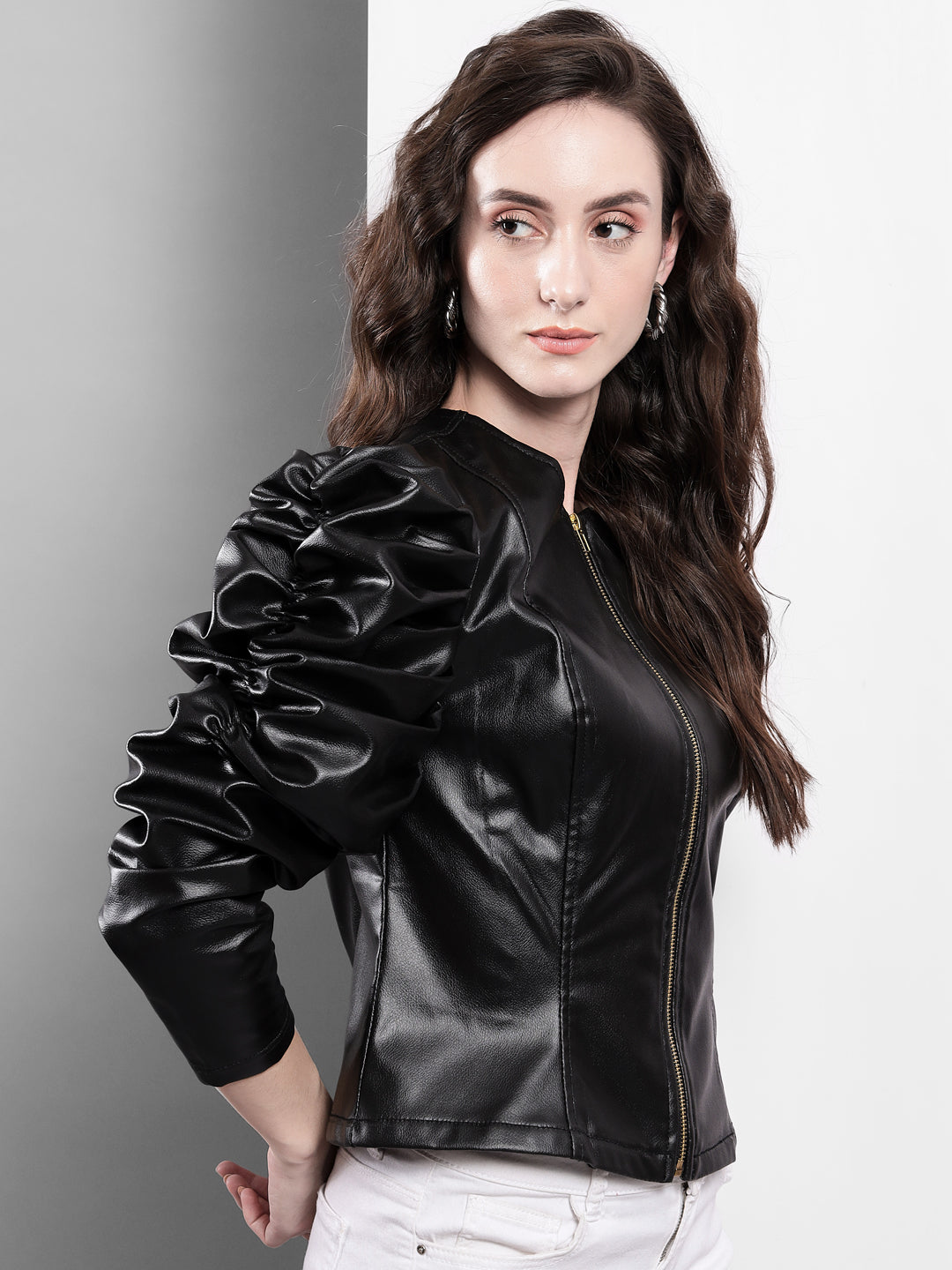 TANDUL Full Sleeve Solid Women Jacket