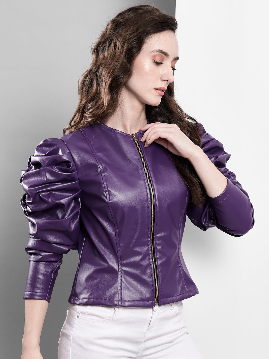 TANDUL Full Sleeve Solid Women Jacket