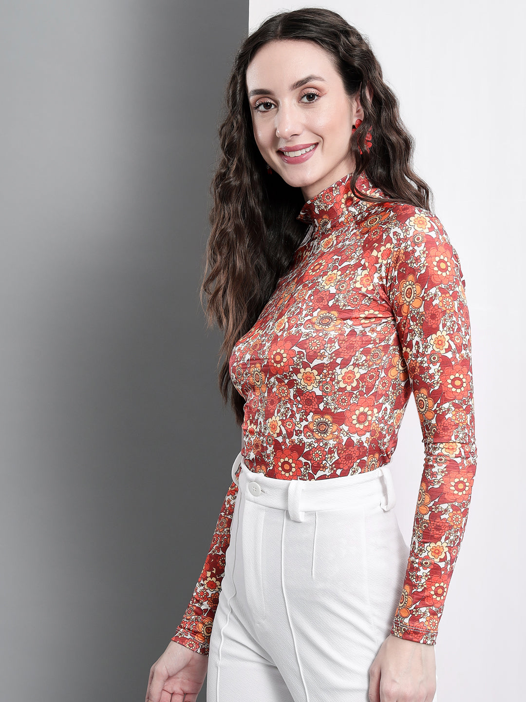 TANDUL  Casual Regular Sleeves Printed Women Multicolor Top