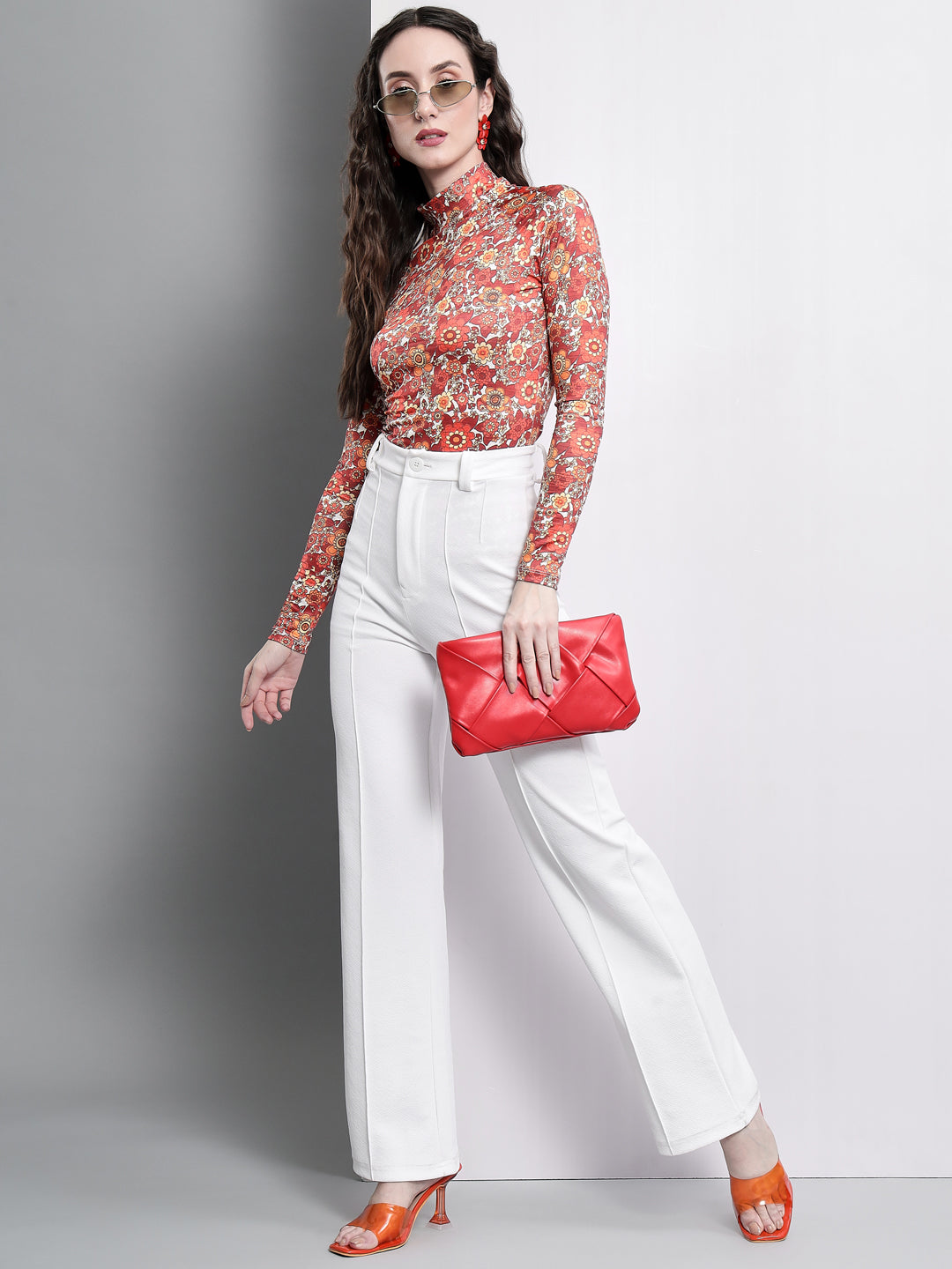 TANDUL  Casual Regular Sleeves Printed Women Multicolor Top