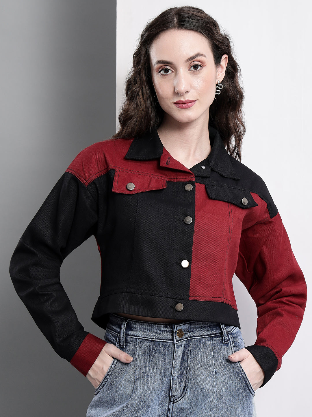 TANDUL Full Sleeve Color block Women Biker/Riding Jacket