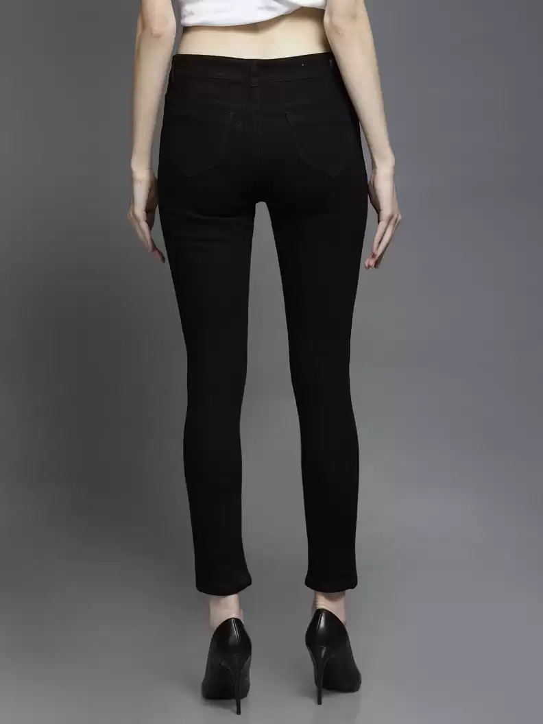 TANDUL  Regular Women Black Jeans