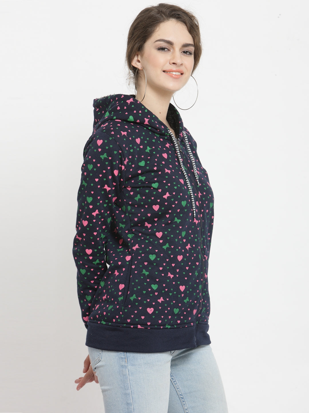 TANDUL Women Printed, Graphic Print Casual Jacket