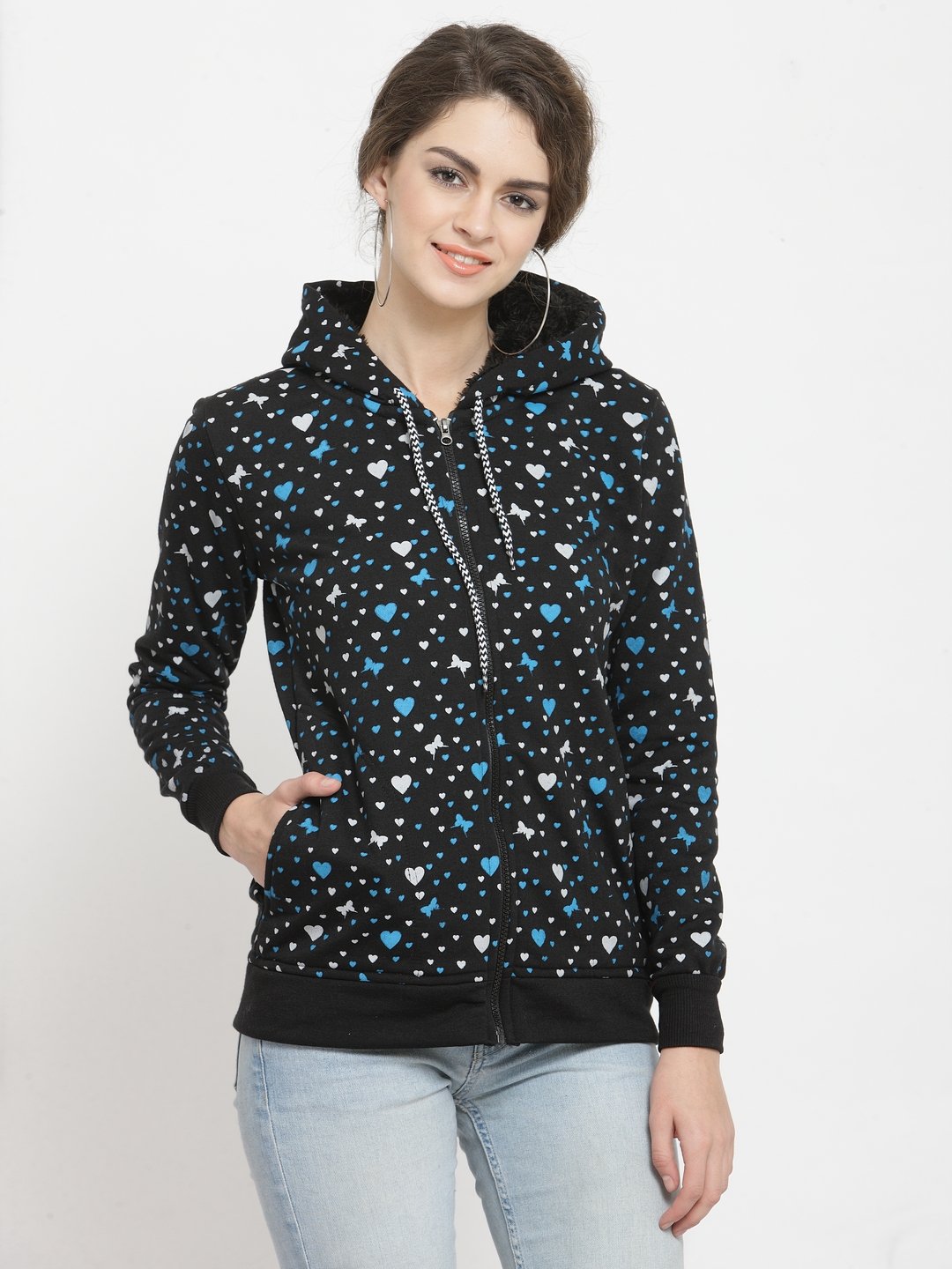 ZARVEY Full Sleeve Printed, Graphic Print Women Jacket