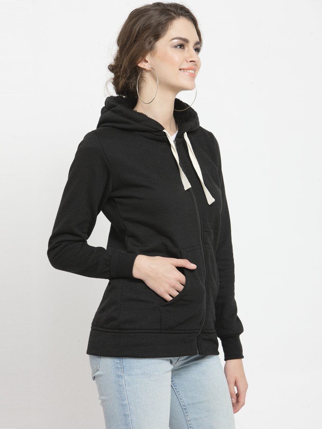 ZARVEY Full Sleeve Solid Women Jacket