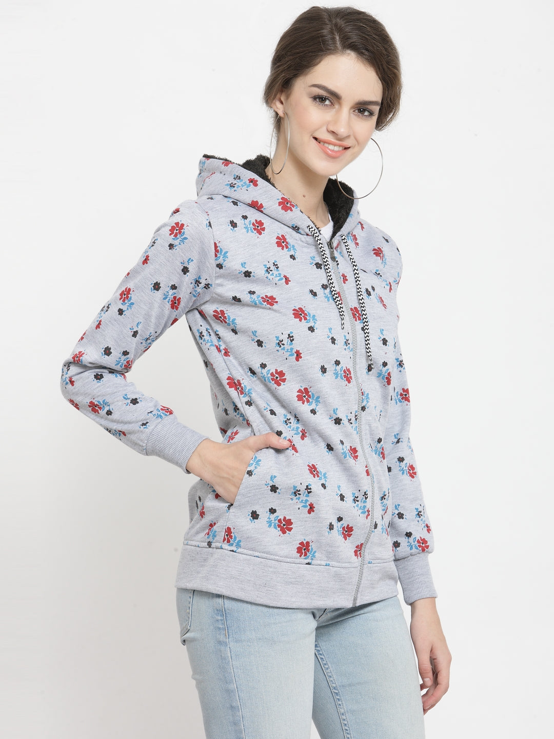 TANDUL Women Floral Print, Printed Casual Jacket