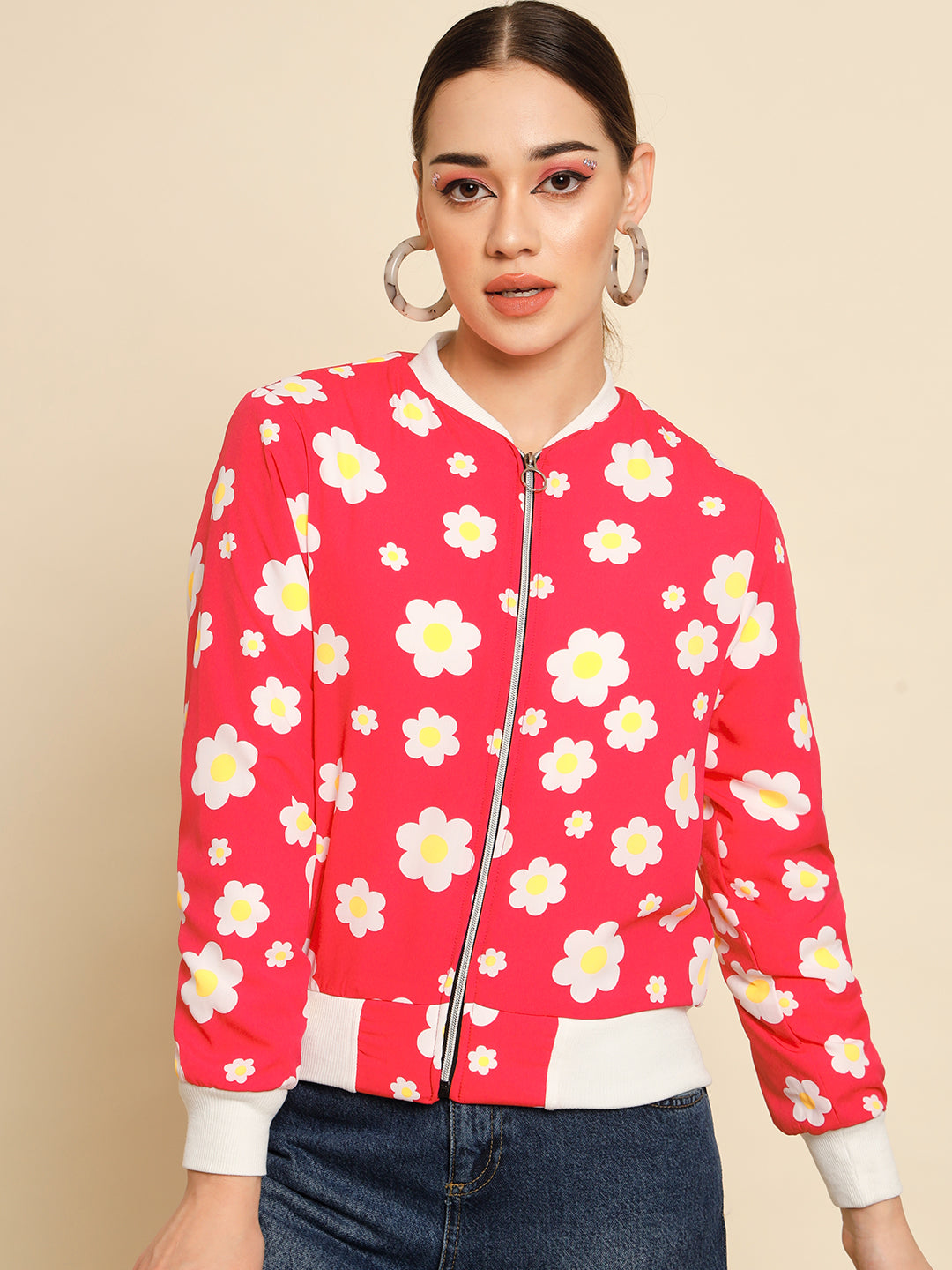 TANDUL  Women Printed Casual Jacket