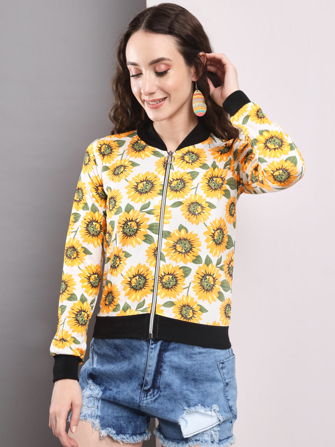 TANDUL Women Printed Casual Jacket