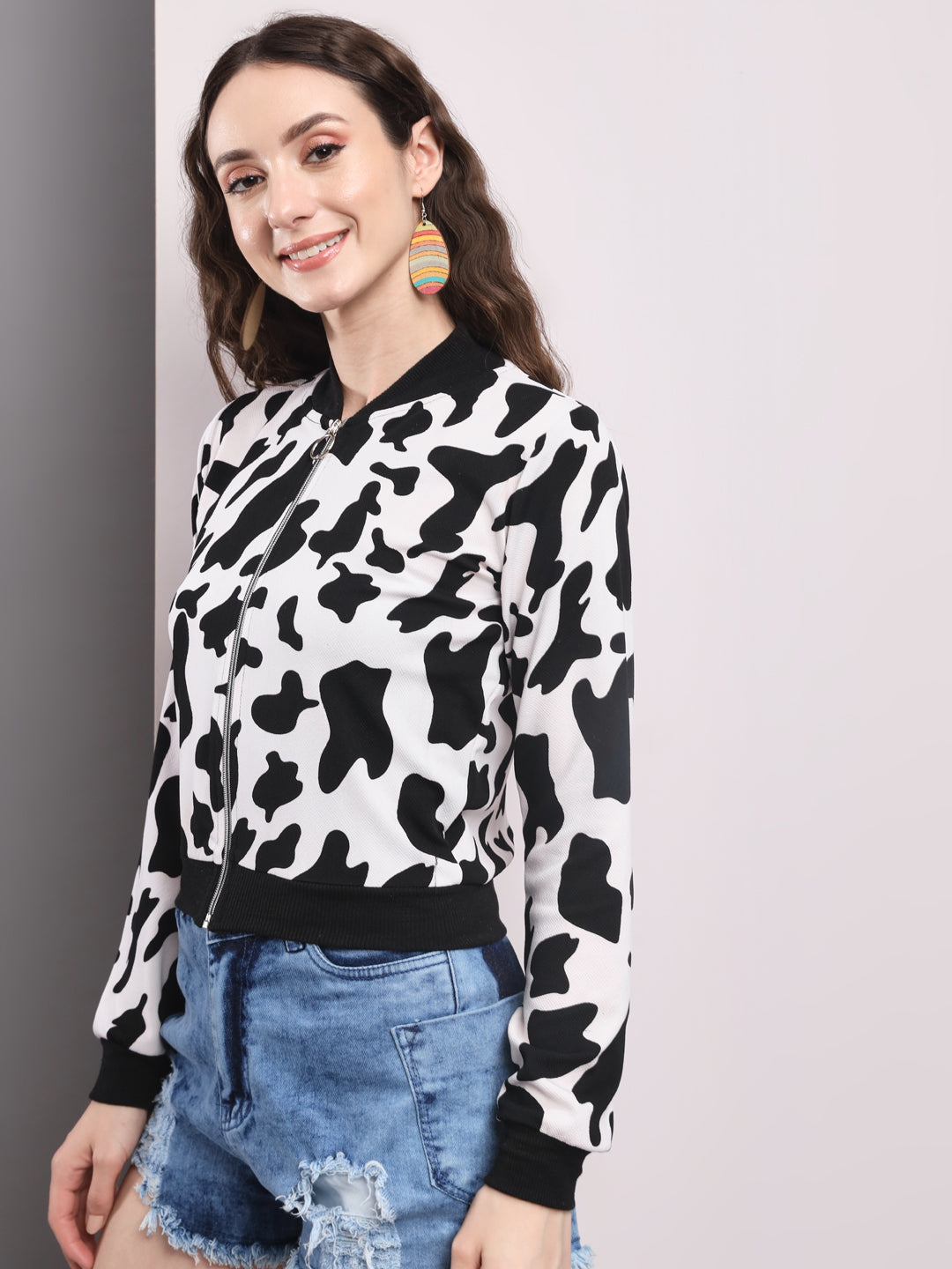 TANDUL Women Printed Casual Jacket