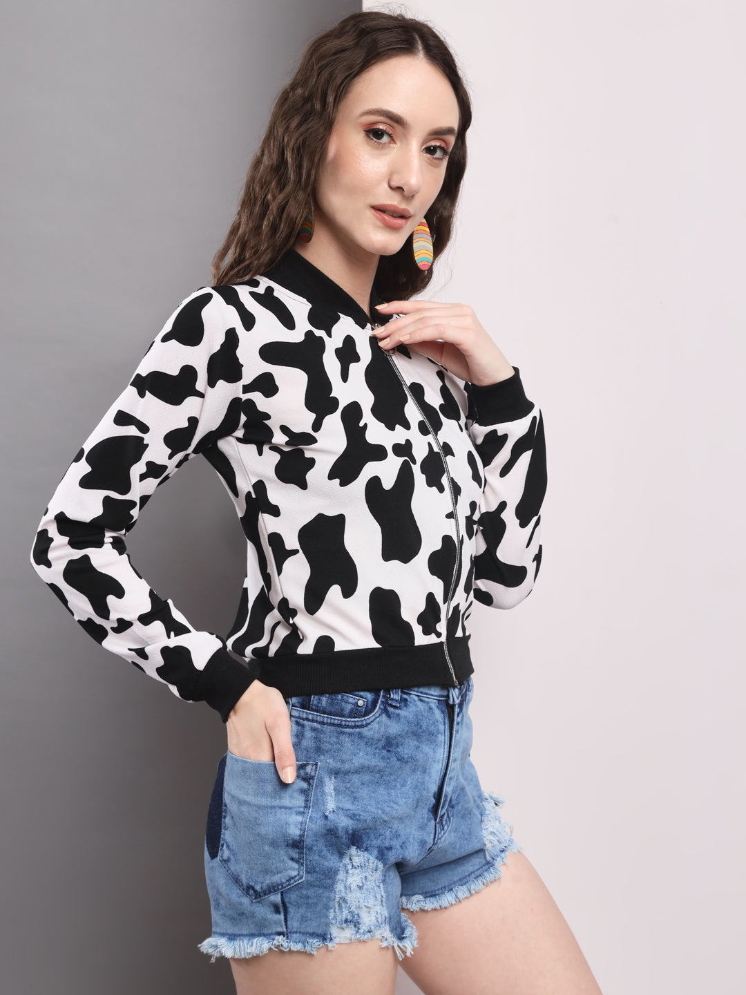 TANDUL Women Printed Casual Jacket