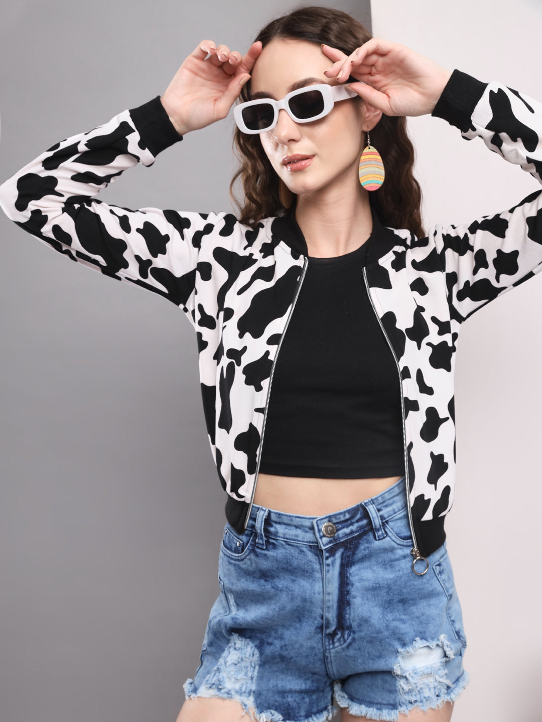 TANDUL Women Printed Casual Jacket