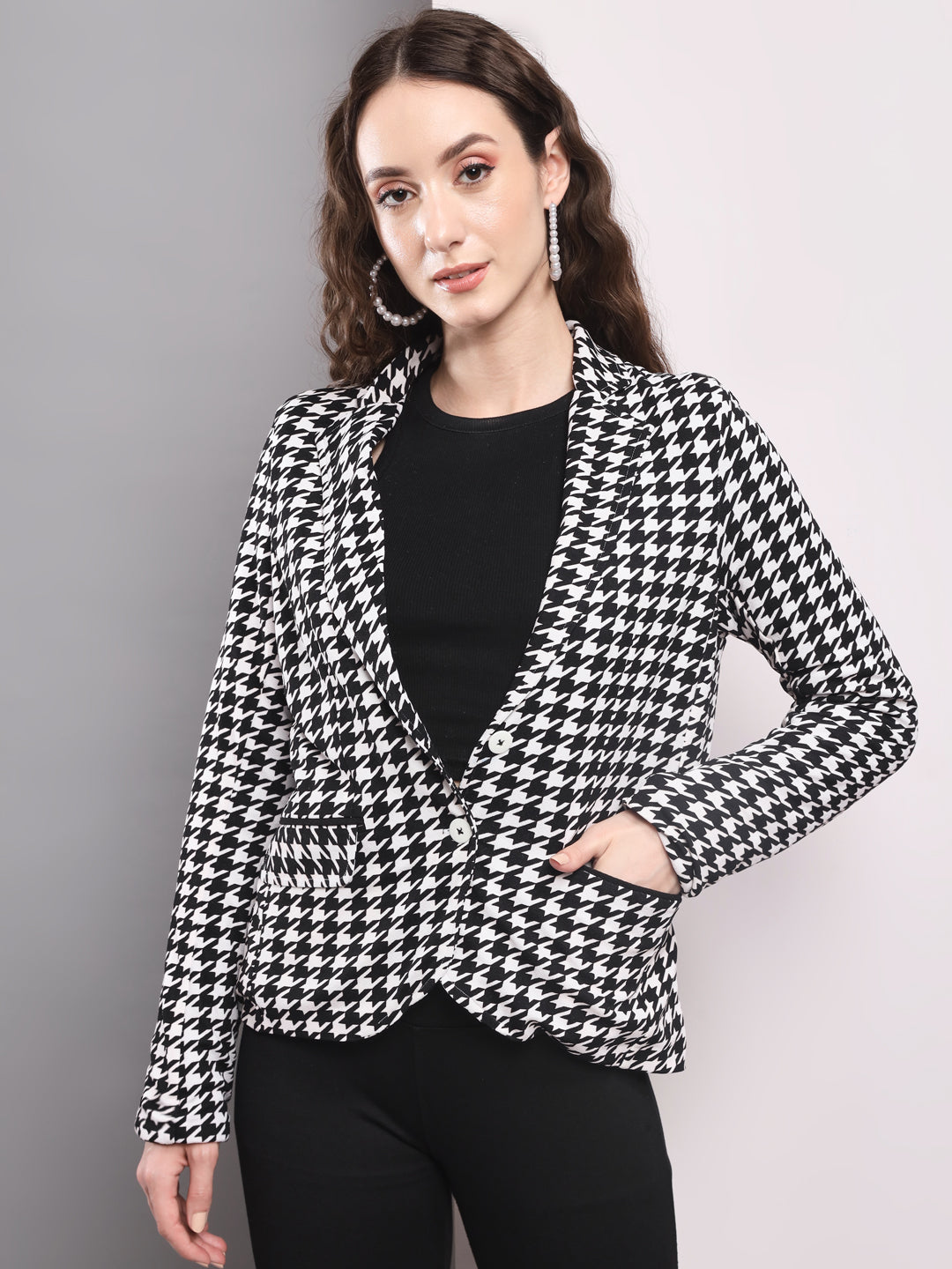 TANDUL Women Printed Single Breasted Casual Blazer  (Multicolor)