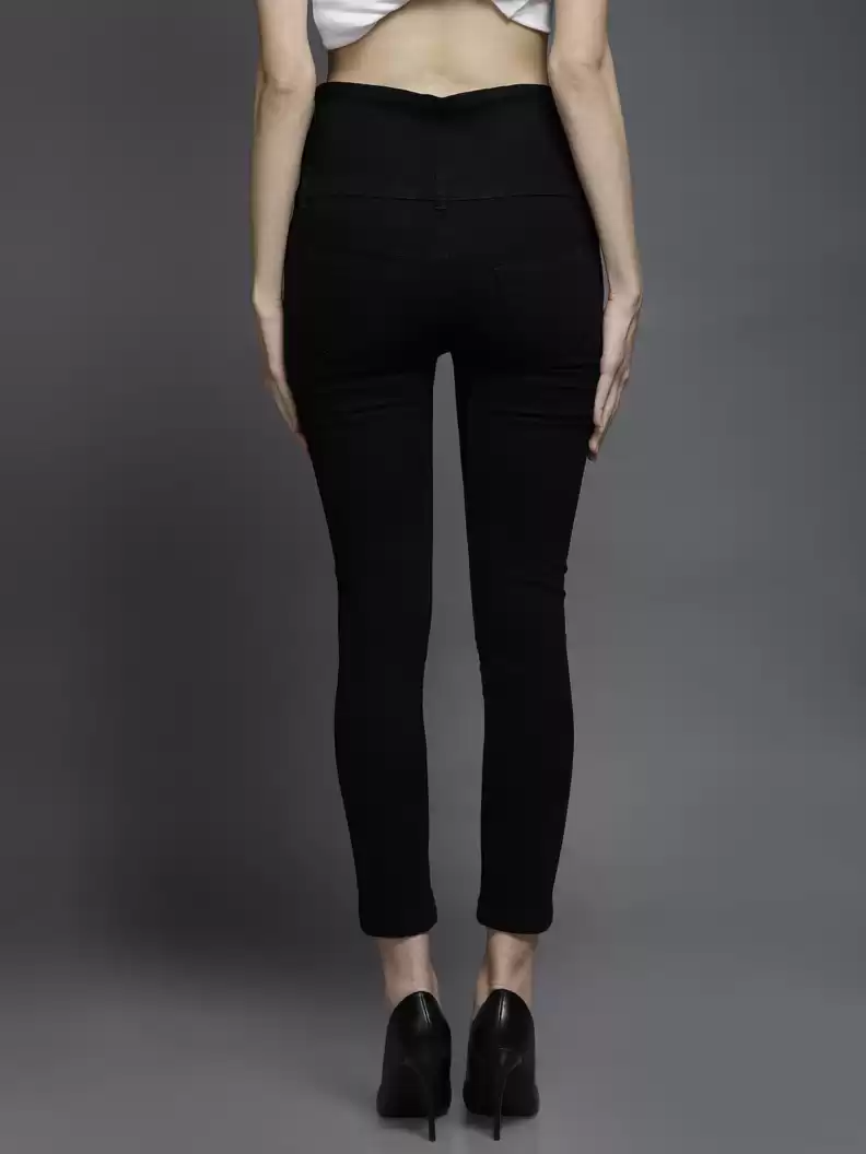 TANDUL  Regular Women Black Jeans