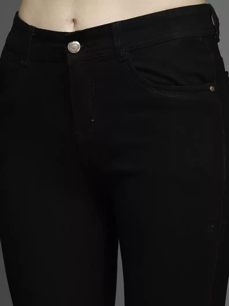 TANDUL  Regular Women Black Jeans