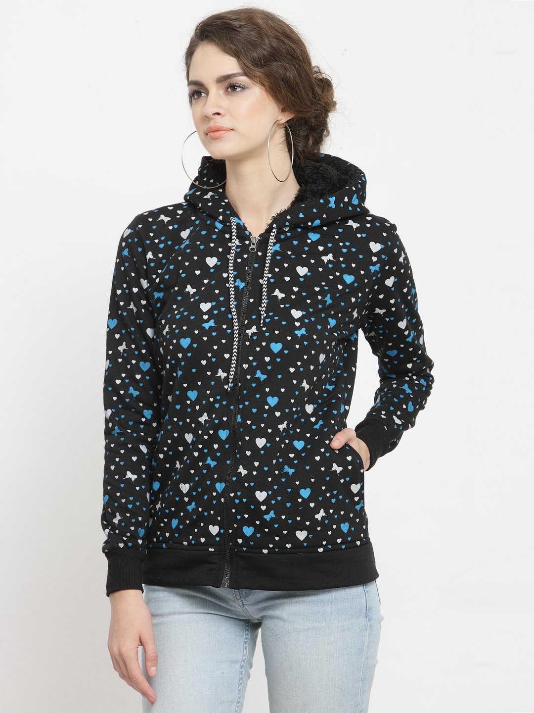 ZARVEY Full Sleeve Printed, Graphic Print Women Jacket