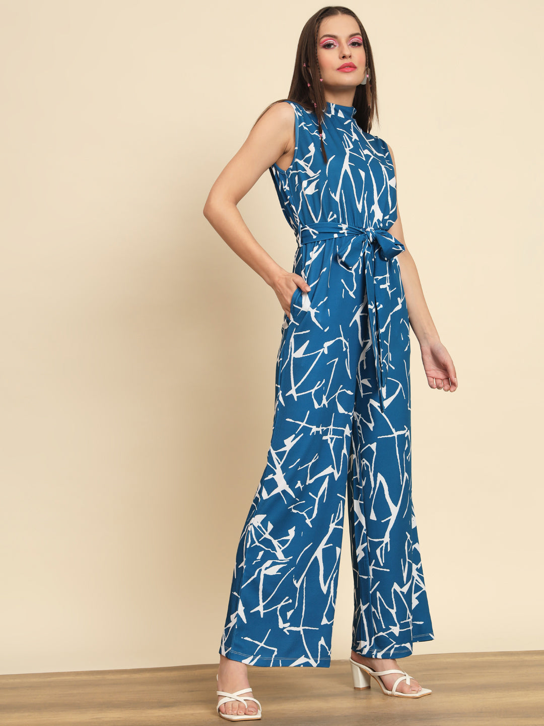 MAZIE Printed Women Jumpsuit