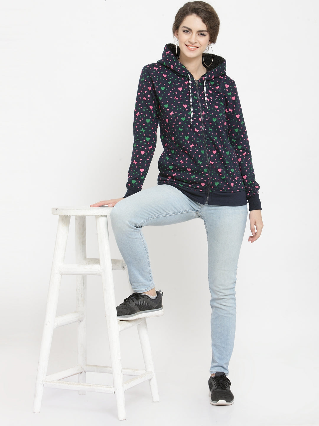 TANDUL Women Printed, Graphic Print Casual Jacket