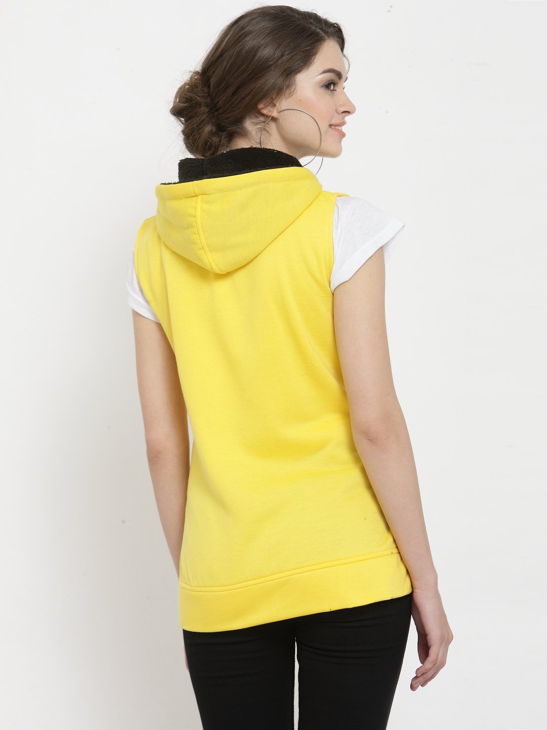 ZARVEY Sleeveless Solid Women Jacket