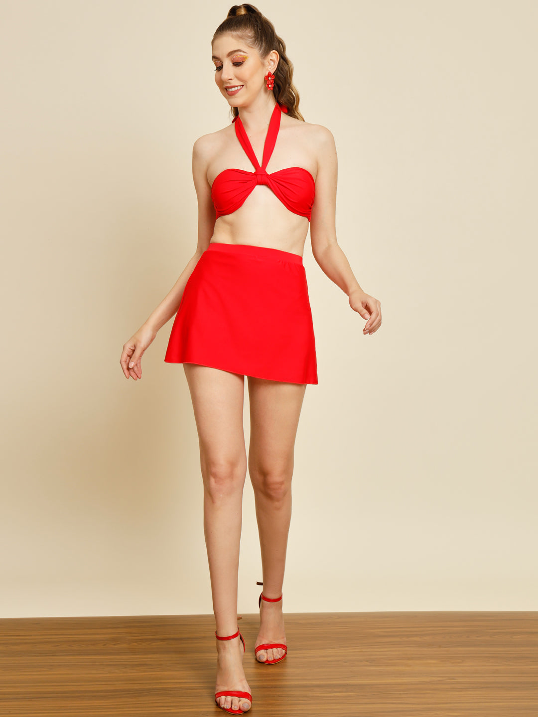 TANDUL Women Co-ords Red Dress