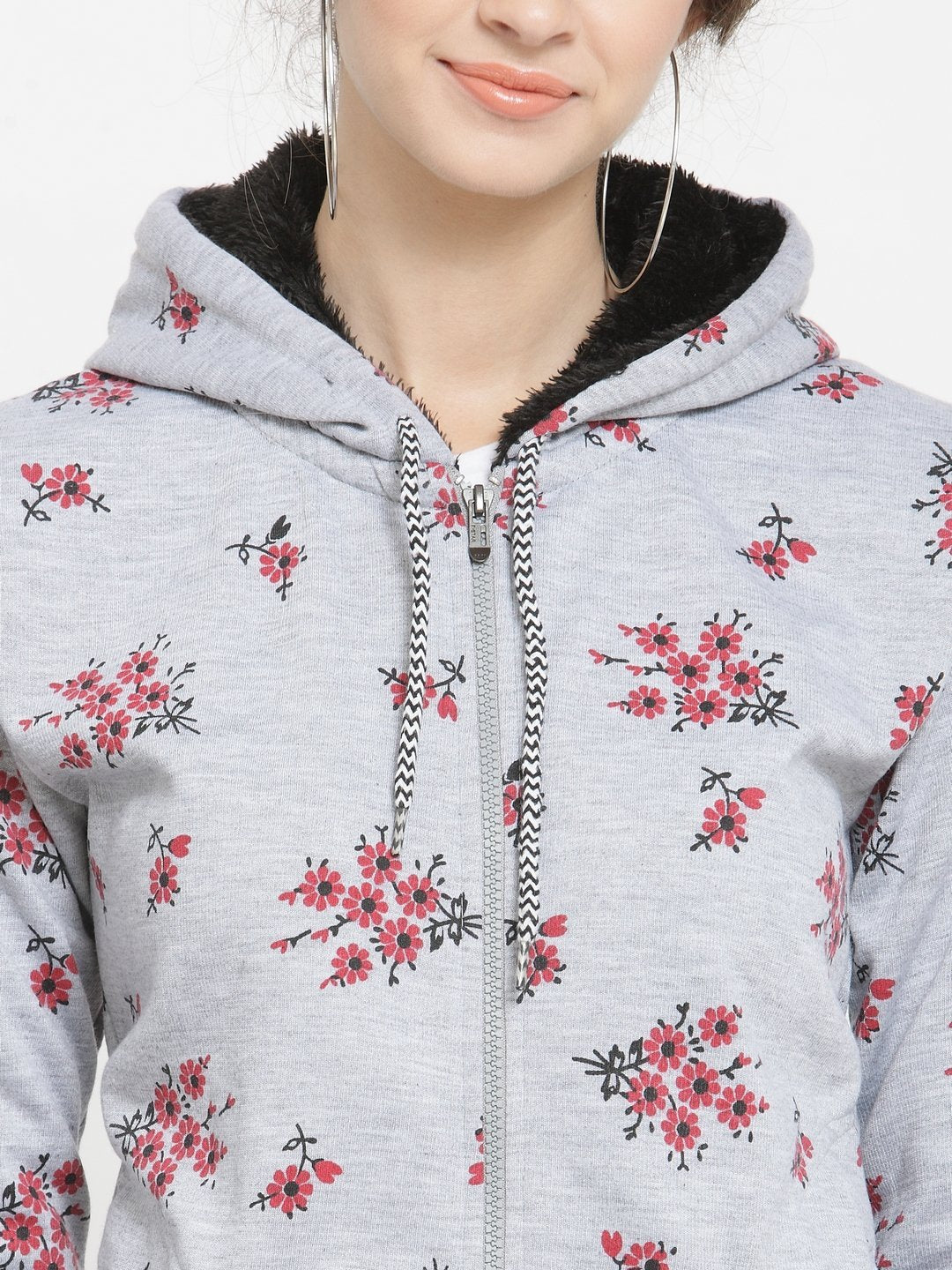 ZARVEY Full Sleeve Printed, Floral Print Women Jacket