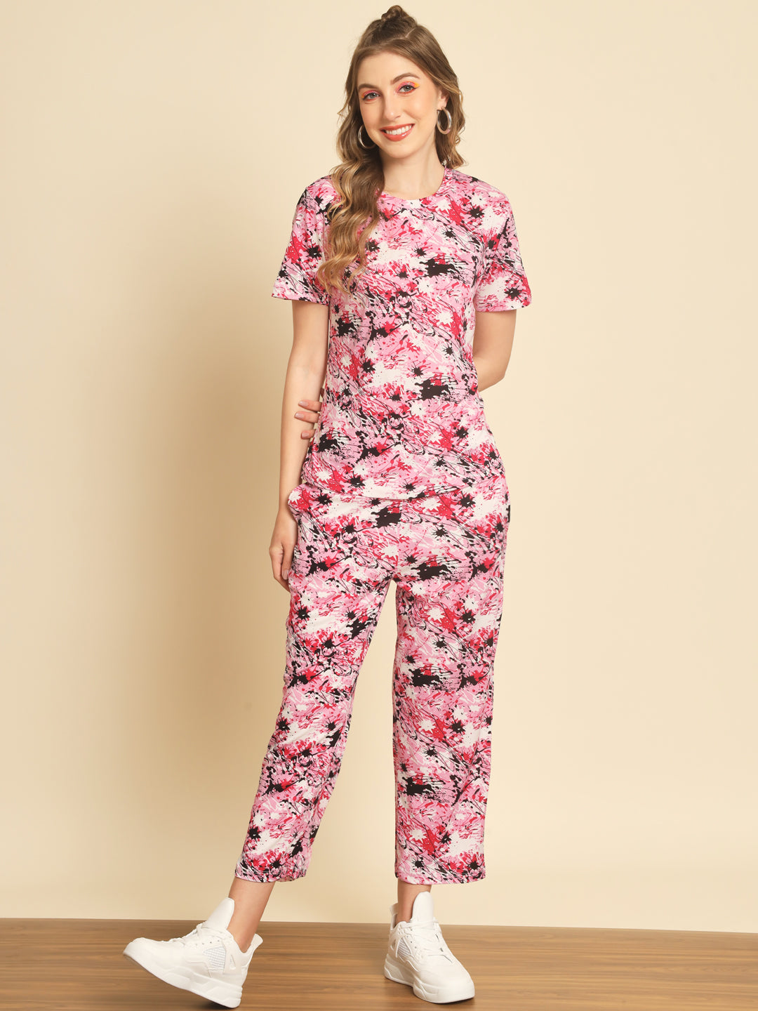 TANDUL  Women Top & Pyjama Set Multicolor Printed