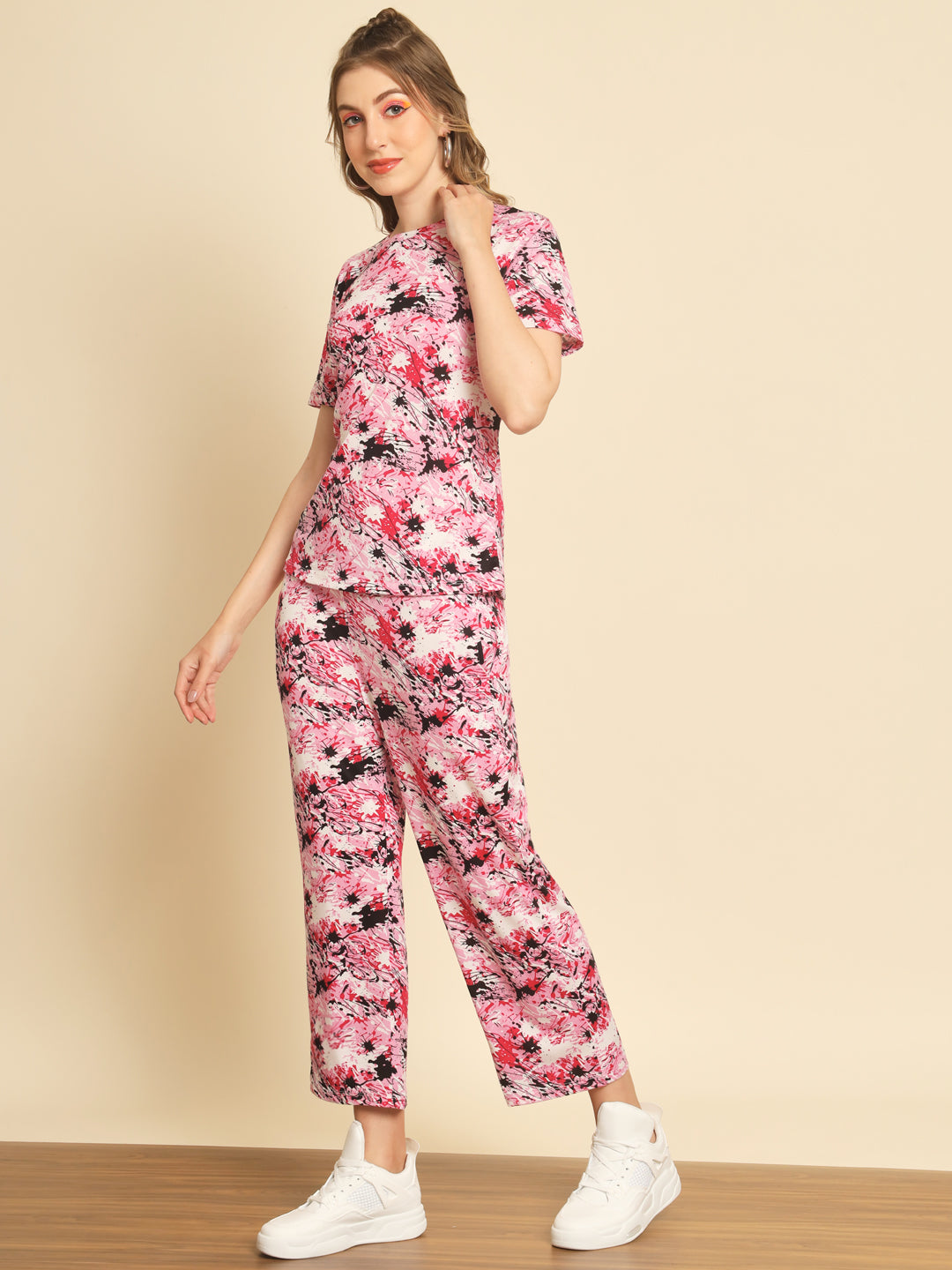 TANDUL  Women Top & Pyjama Set Multicolor Printed