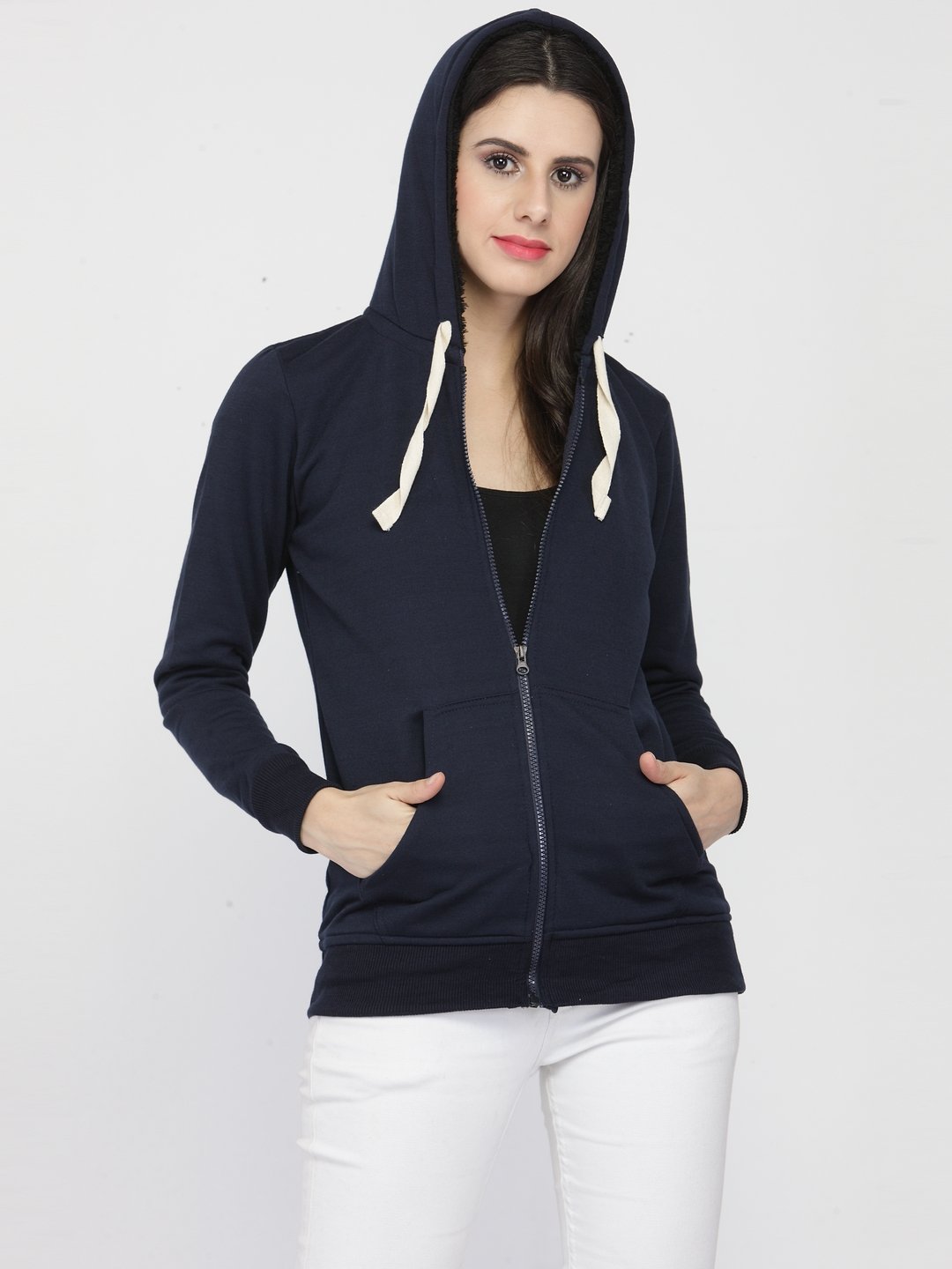 ZARVEY Full Sleeve Solid Women Jacket