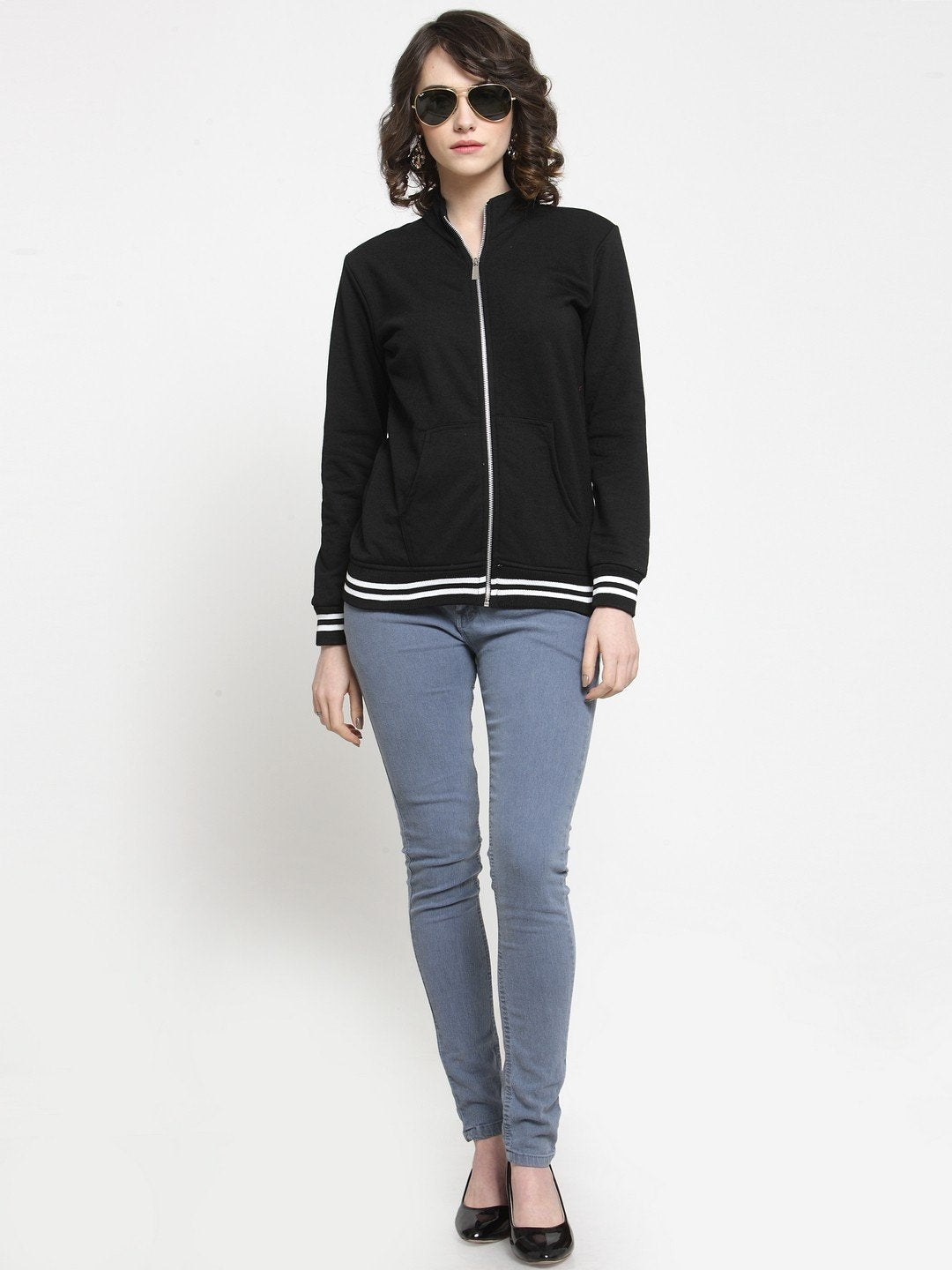 ZARVEY Full Sleeve Solid Women Jacket