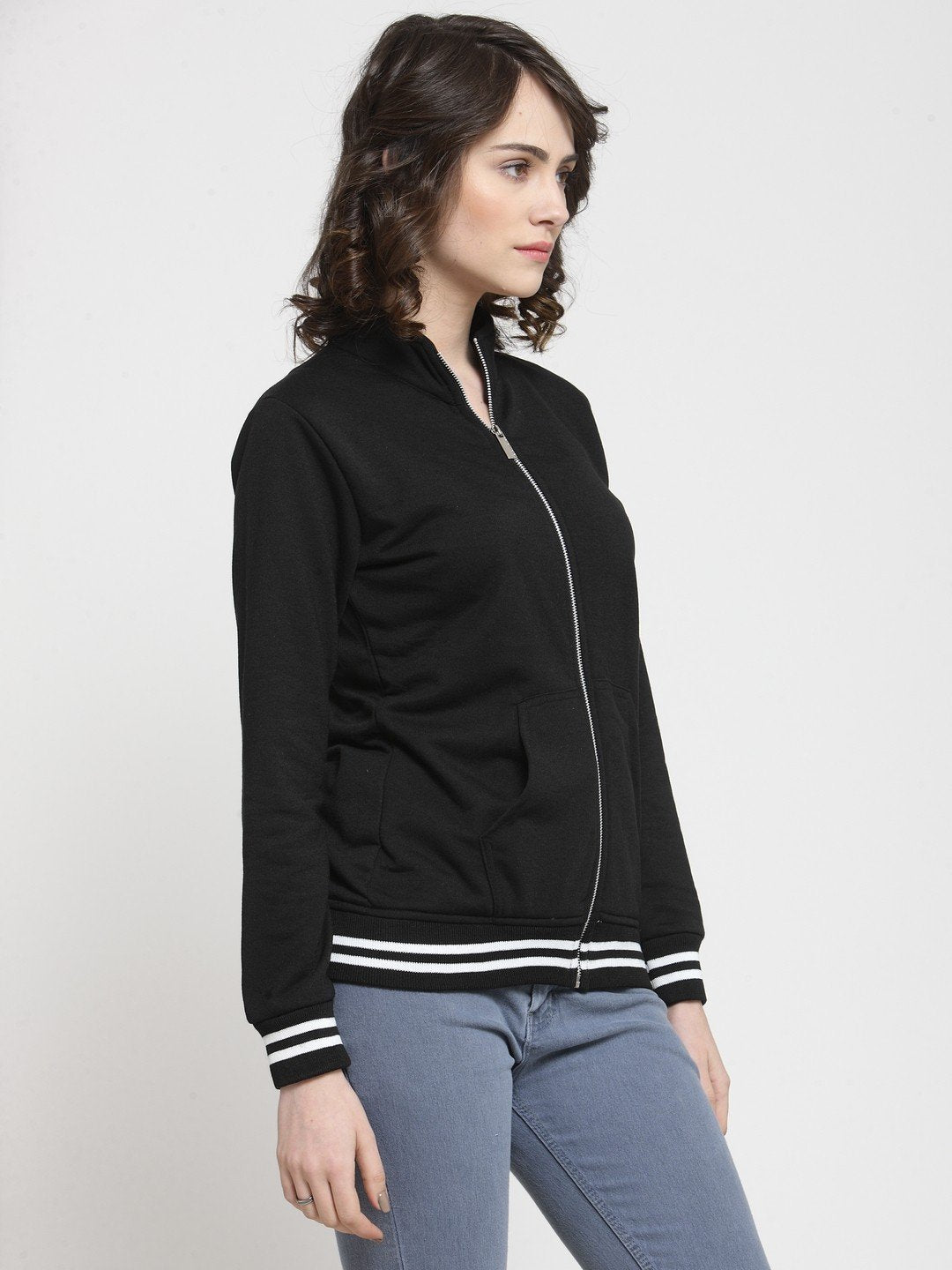 ZARVEY Full Sleeve Solid Women Jacket