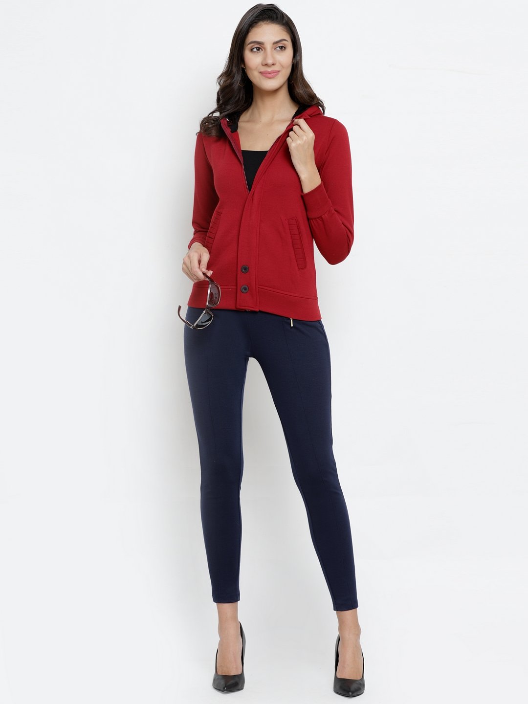 ZARVEY Full Sleeve Solid Women's Jacket