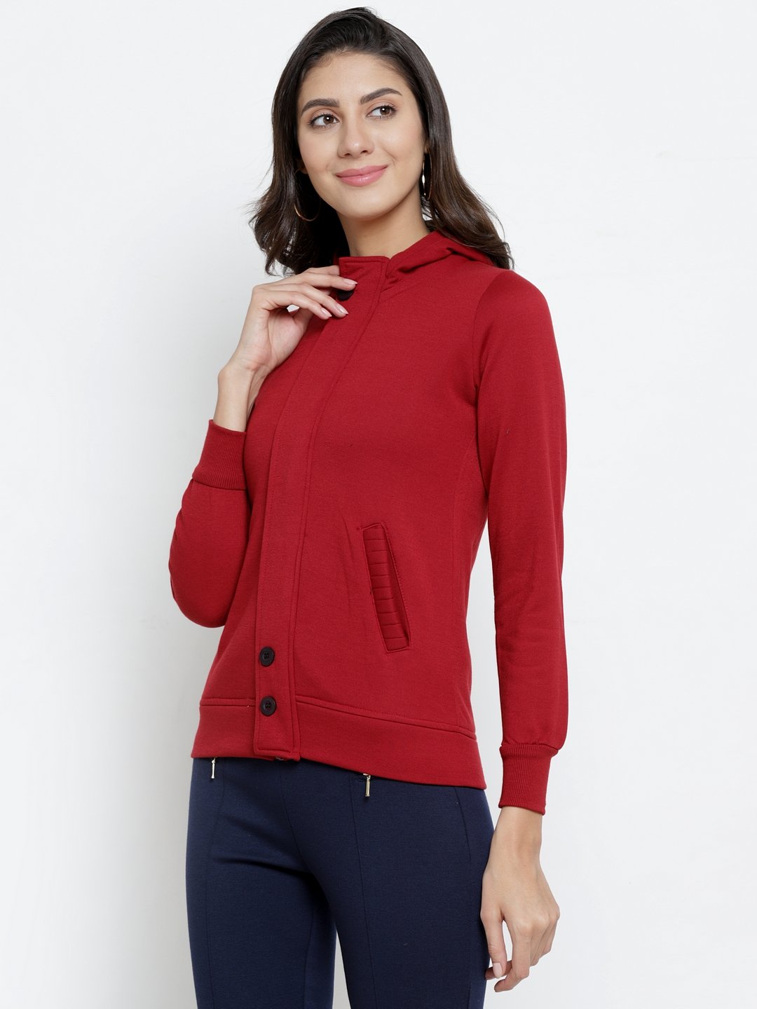 ZARVEY Full Sleeve Solid Women's Jacket