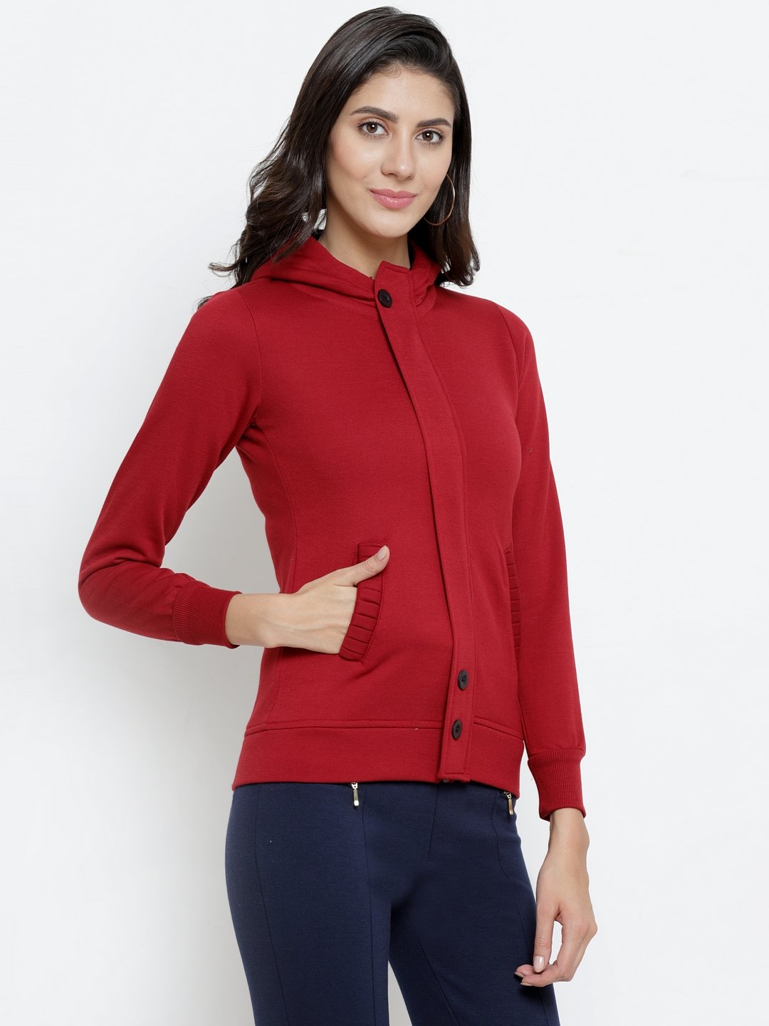 ZARVEY Full Sleeve Solid Women's Jacket