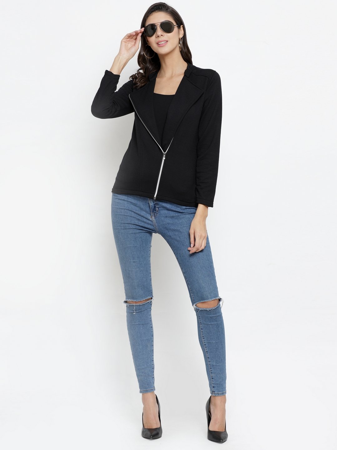 ZARVEY Full Sleeve Solid Women's Jacket