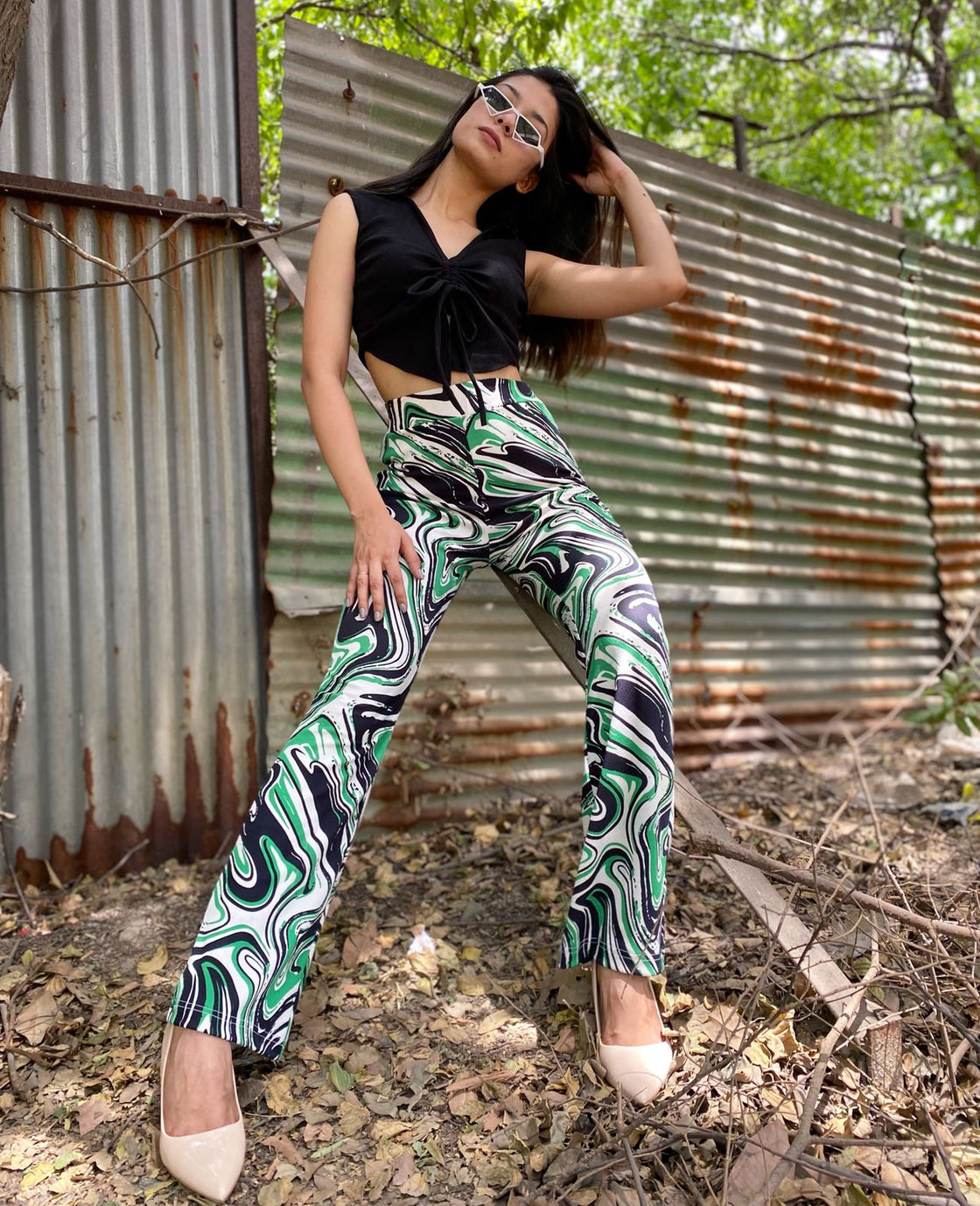 TANDUL Marvel Print Trouser