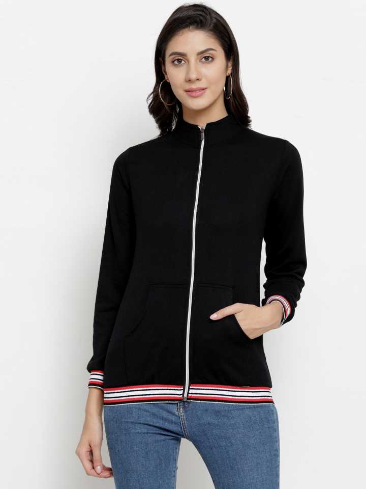 Full Sleeve Solid Women Casual Jacket