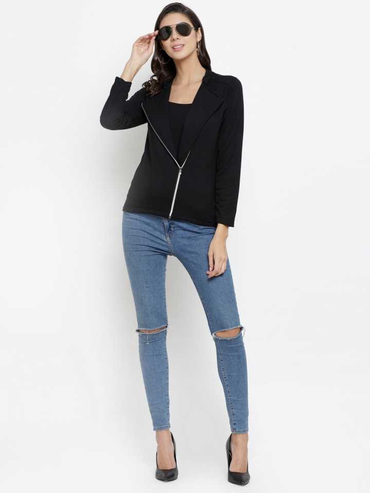 TANDUL  Full Sleeve Solid Women Casual Jacket