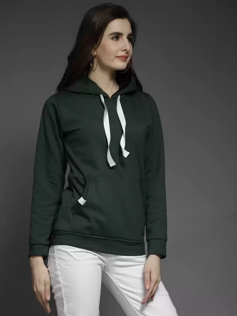 TANDUL  Full Sleeve Solid Women Sweatshirt