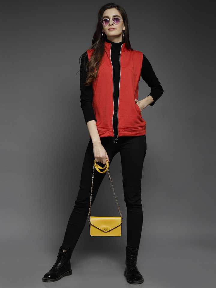 TANDUL  Sleeveless Solid Women Jacket