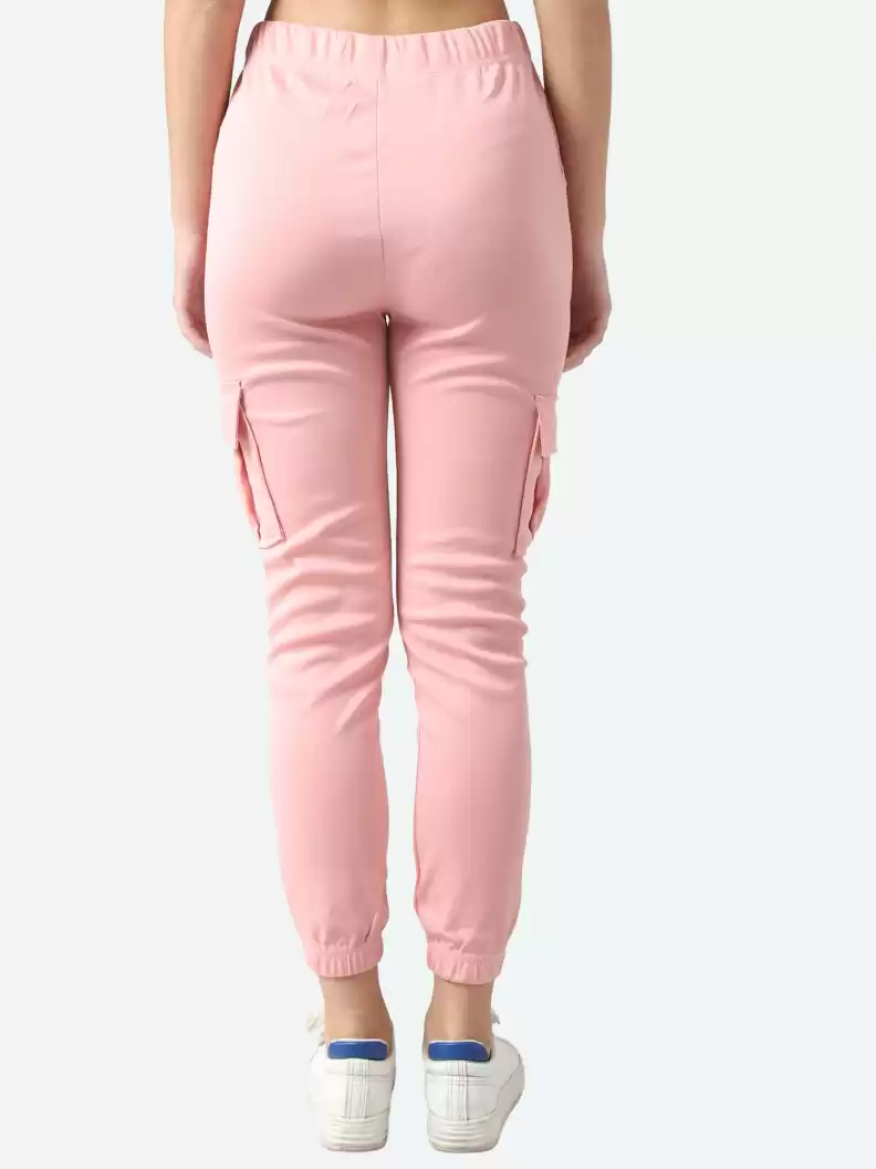 TANDUL  Regular Fit Women Pink Viscose Blend Trousers