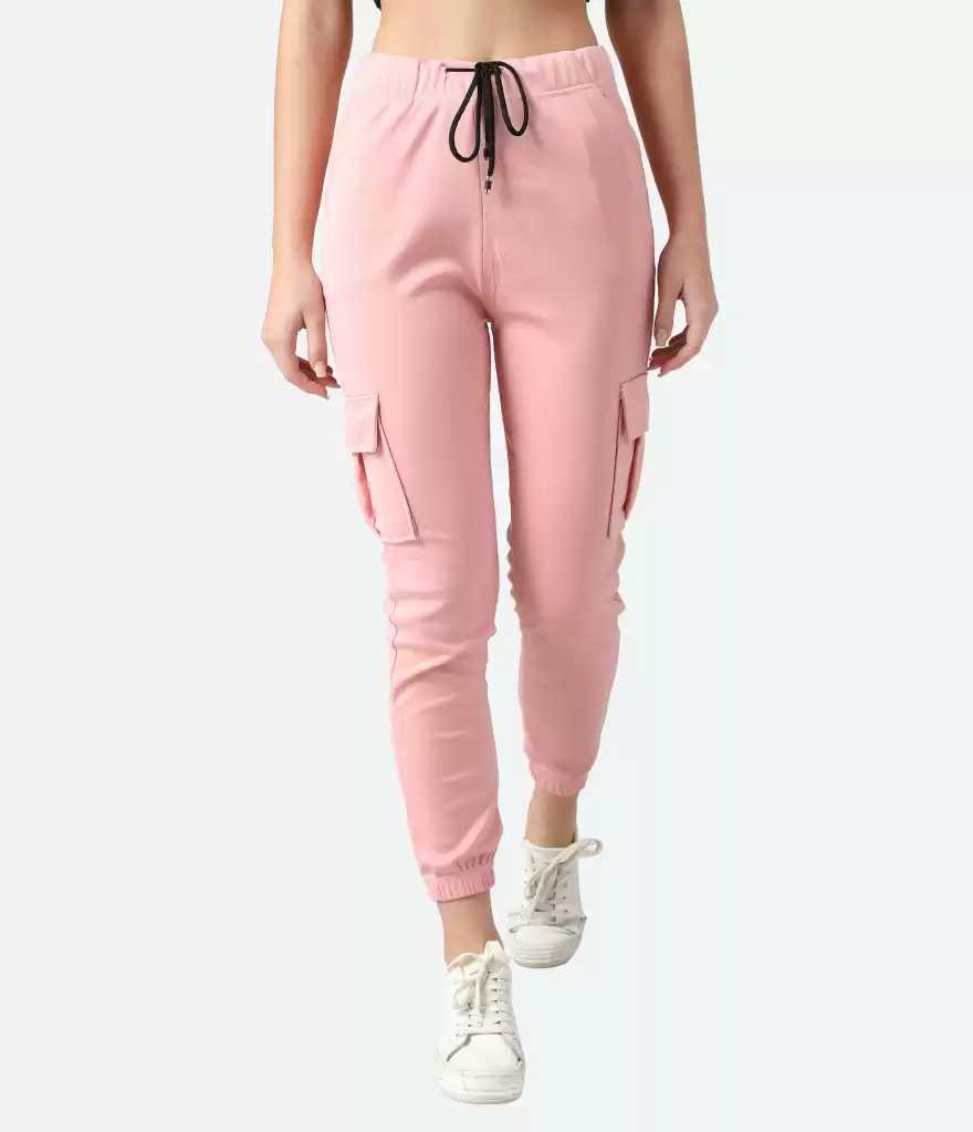 TANDUL  Regular Fit Women Pink Viscose Blend Trousers