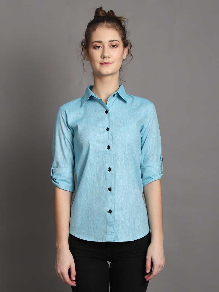 TANDUL  Women Regular Fit Self Design Casual Shirt