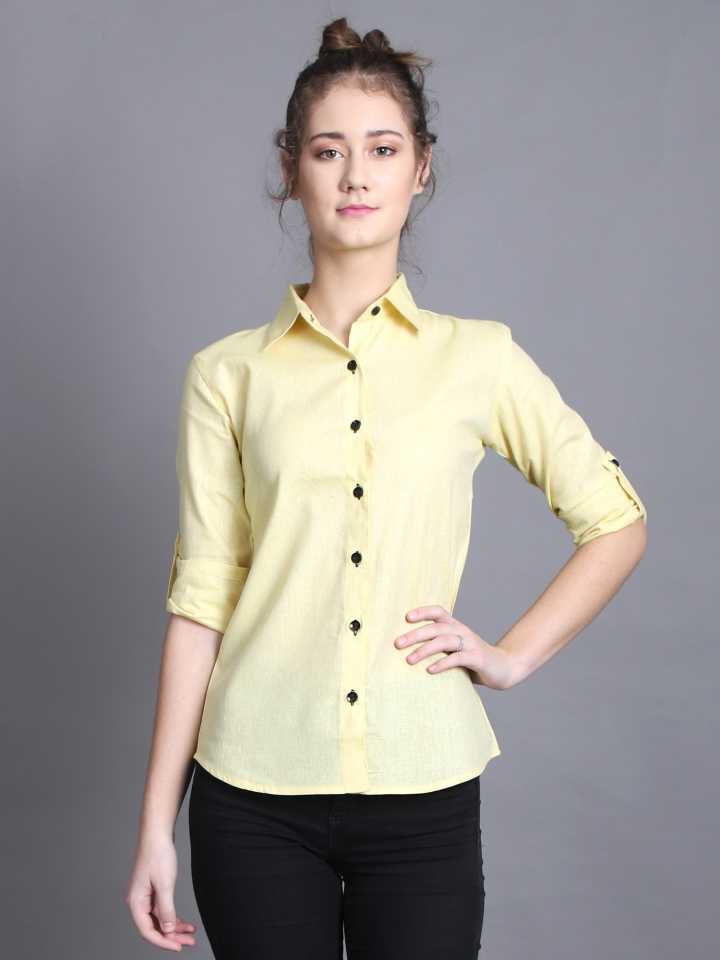 TANDUL  Women Regular Fit Self Design Casual Shirt