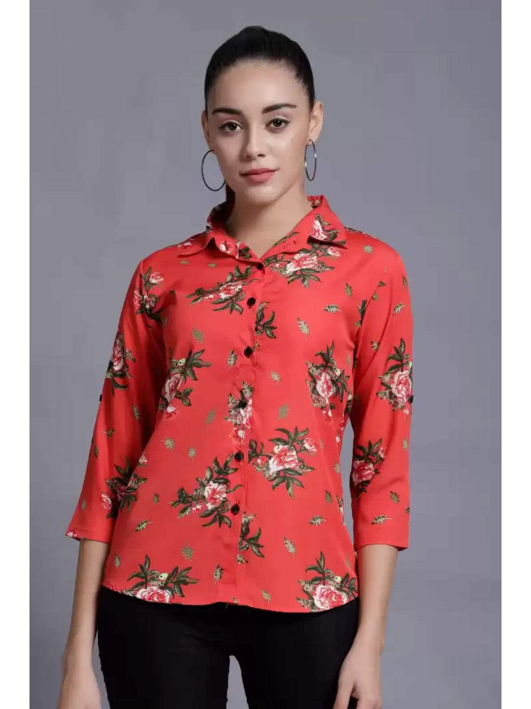 TANDUL  Women Regular Fit Printed Formal Shirt