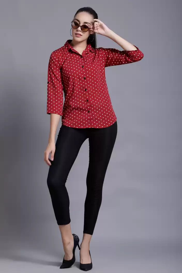 TANDUL  Women Regular Fit Printed Formal Shirt